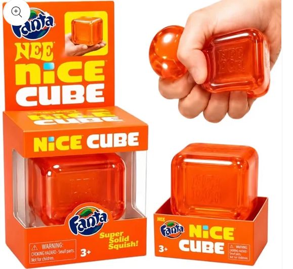 SQUISH TOY CUBE FANTA 12/CT