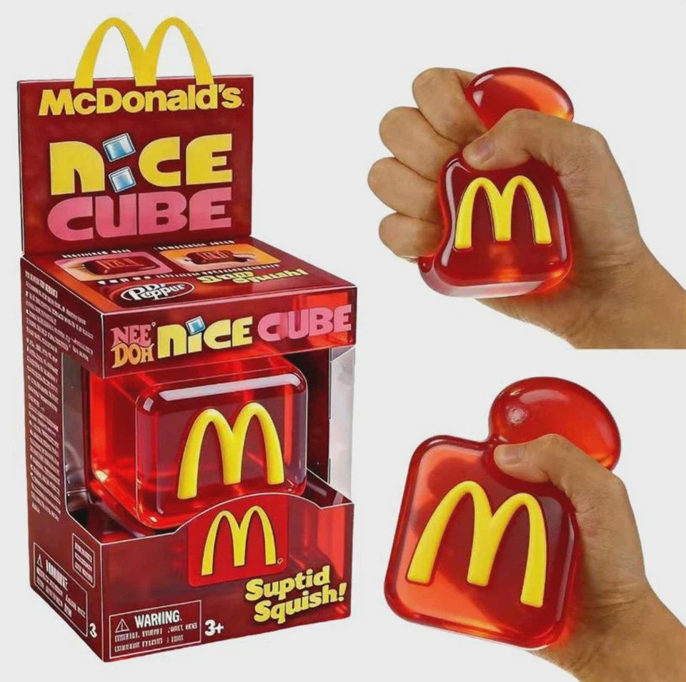 SQUISH TOY CUBE MCD 12/CT