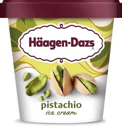 HAAGEN-DAZS PISTACHIO ICE CREAM PINT 8/CT