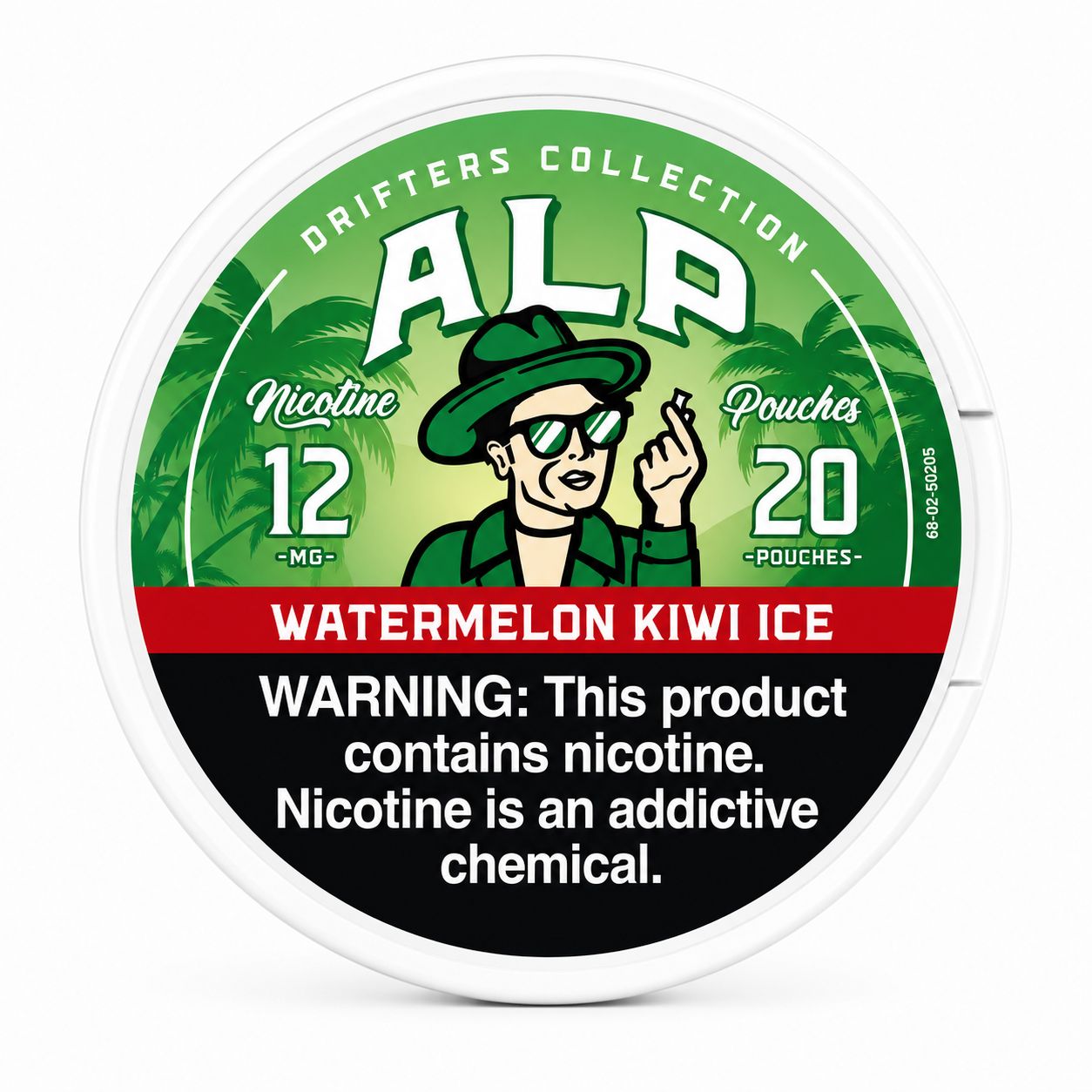 ALP WATERMELON KIWI ICE DRIFTERS COLLECTION 12MG 5/CT