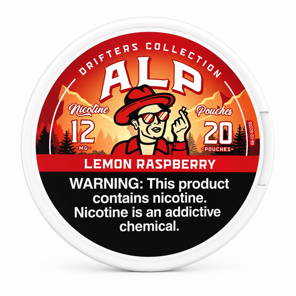 ALP LEMON RASPBERRY DRIFTERS COLLECTION 12MG 5/CT