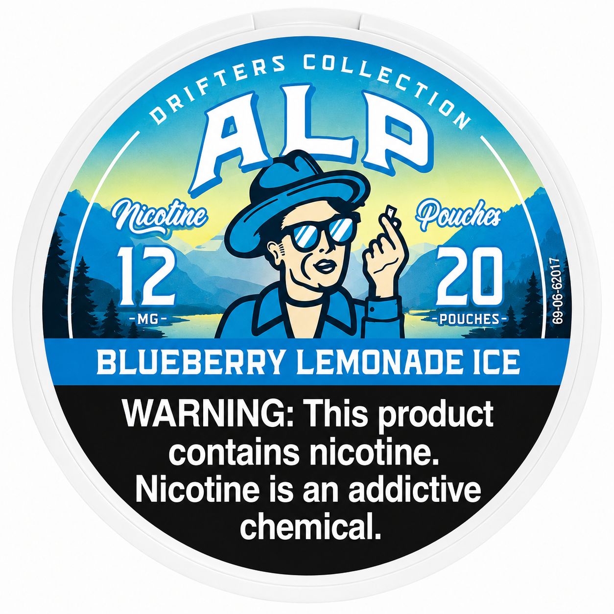 ALP BLUEBERRY LEMONADE ICE DRIFTERS COLLECTION 12MG 5/CT