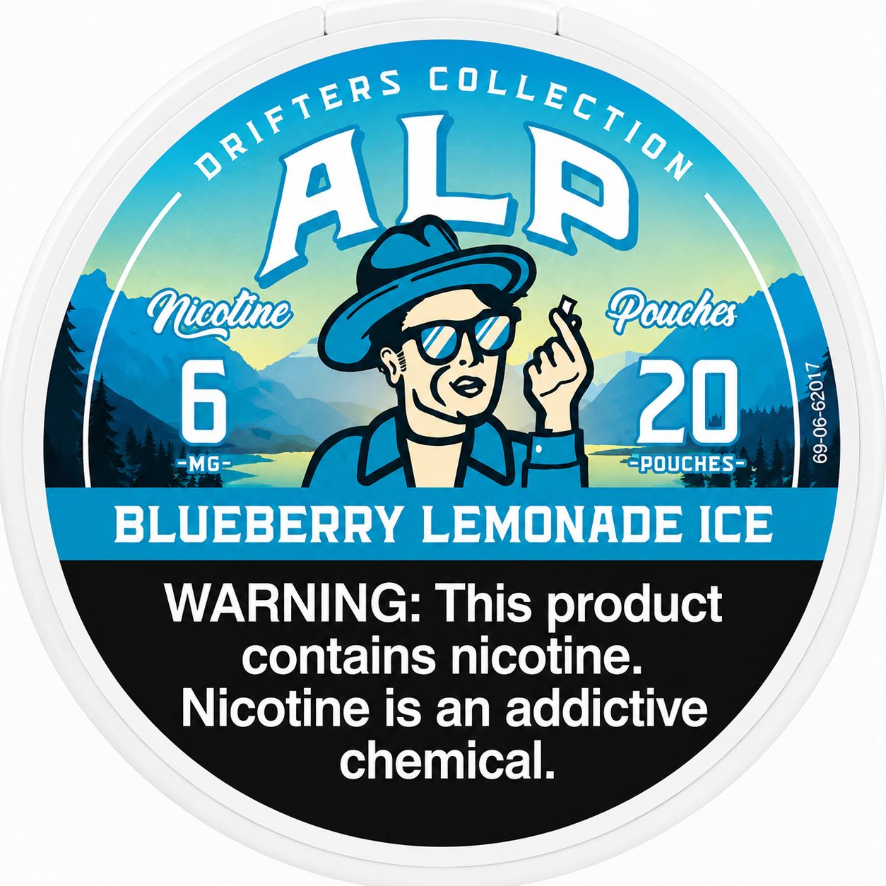ALP BLUEBERRY LEMONADE ICE DRIFTERS COLLECTION 6MG 5/CT