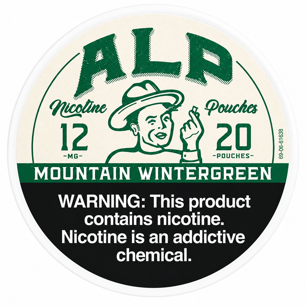 ALP MOUNTAIN WINTERGREEN 12MG 5/CT