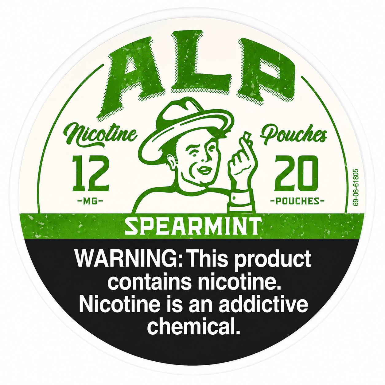ALP SPEARMINT 12MG 5/CT