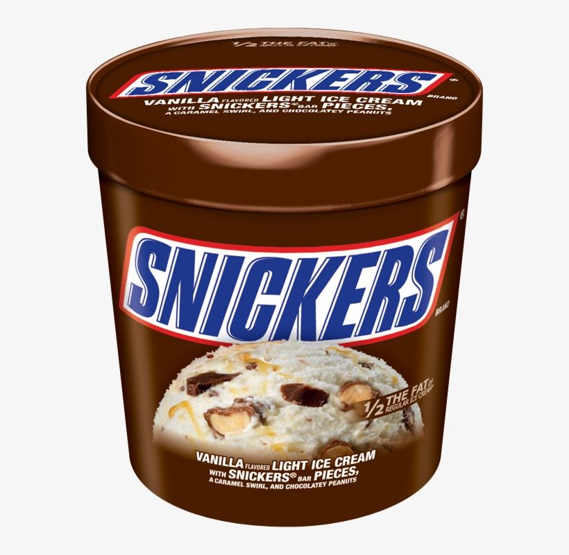SNICKERS ICE CREAM PINT 8/CT
