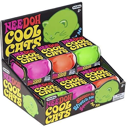 SQUISH TOY COOL CAT 12/CT