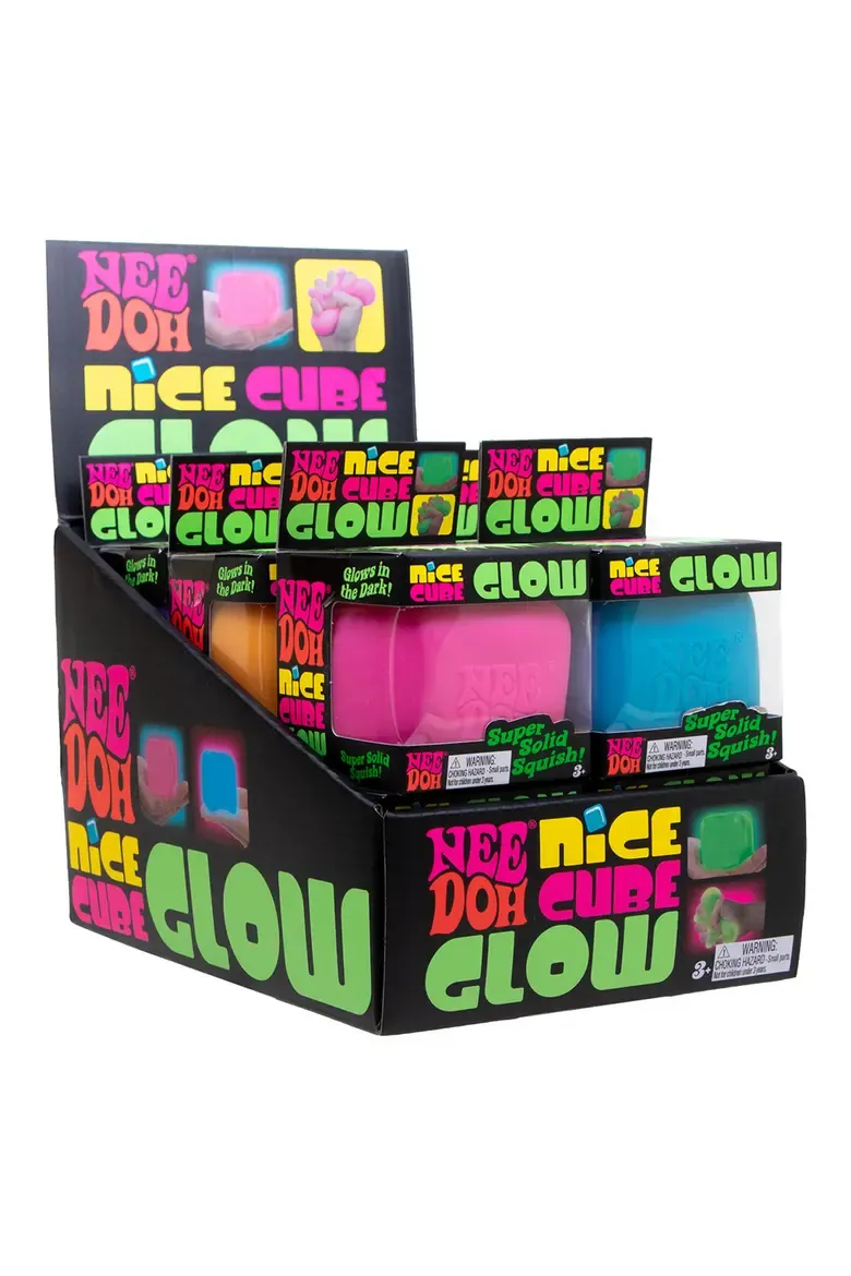 SQUISH TOY CUBE SANDY 12/CT