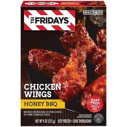 TGI FRIDAYS SNACK SIZE CHICKEN WINGS HONEY BBQ 9 OZ
