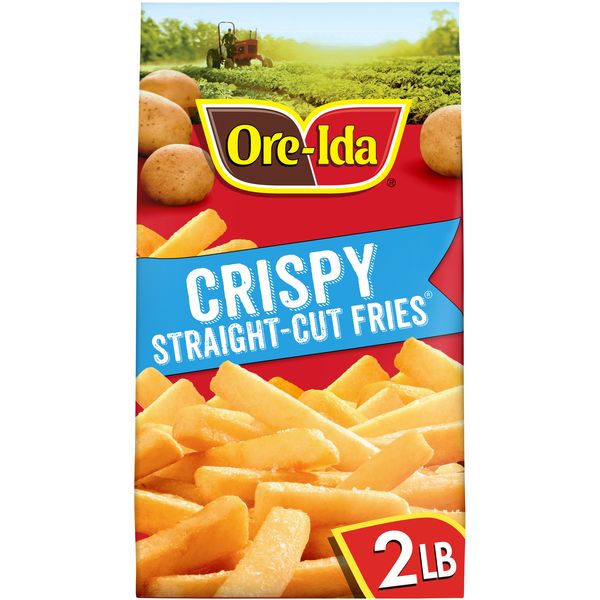 ORE-IDA CRISPY STRAIGHT CUT FRIES FRENCH FRIED POTATOES 32 OZ
