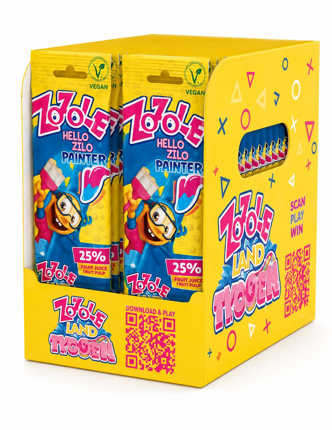 ZOZOLE VEGAN BLUE PAINTER RUN 32/CT