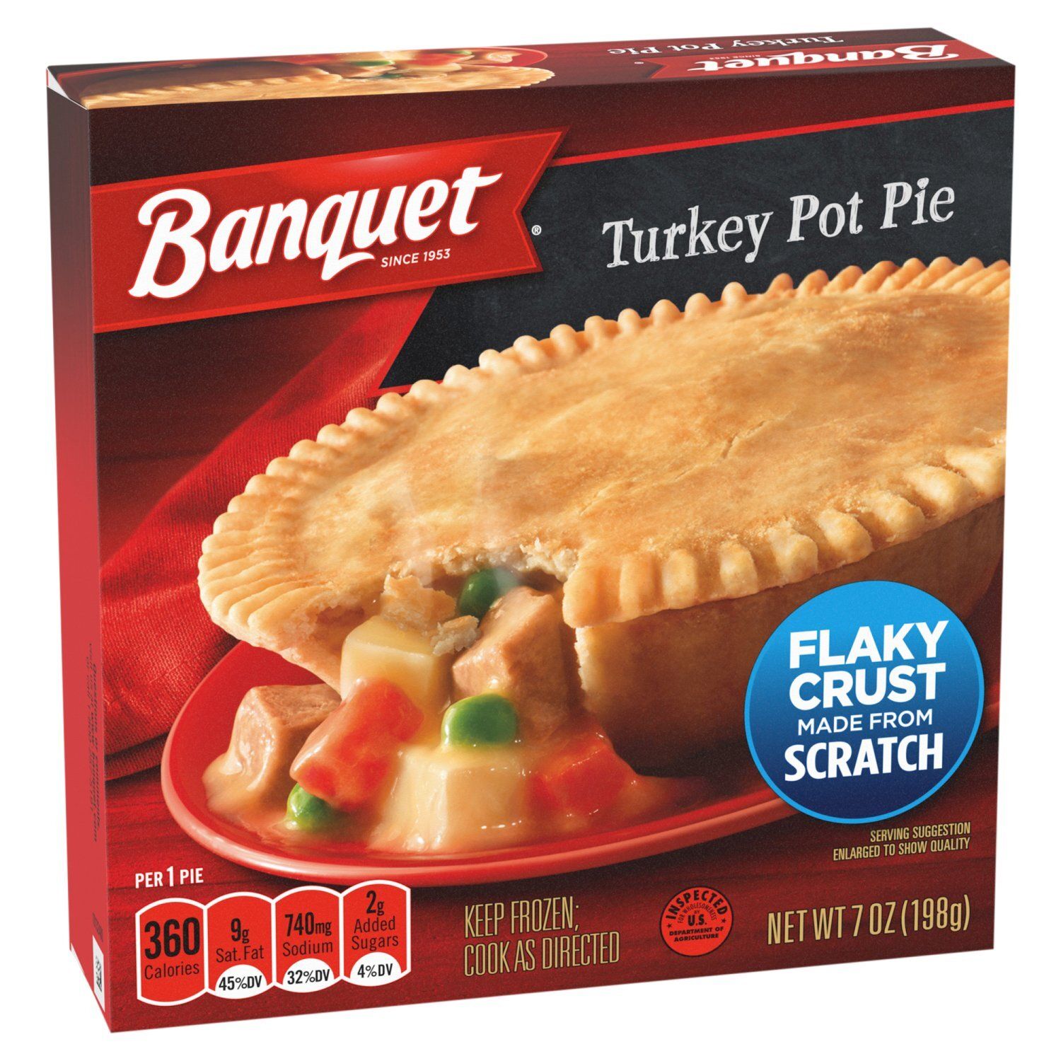 BANQUET TURKEY POT PIE 7 OZ