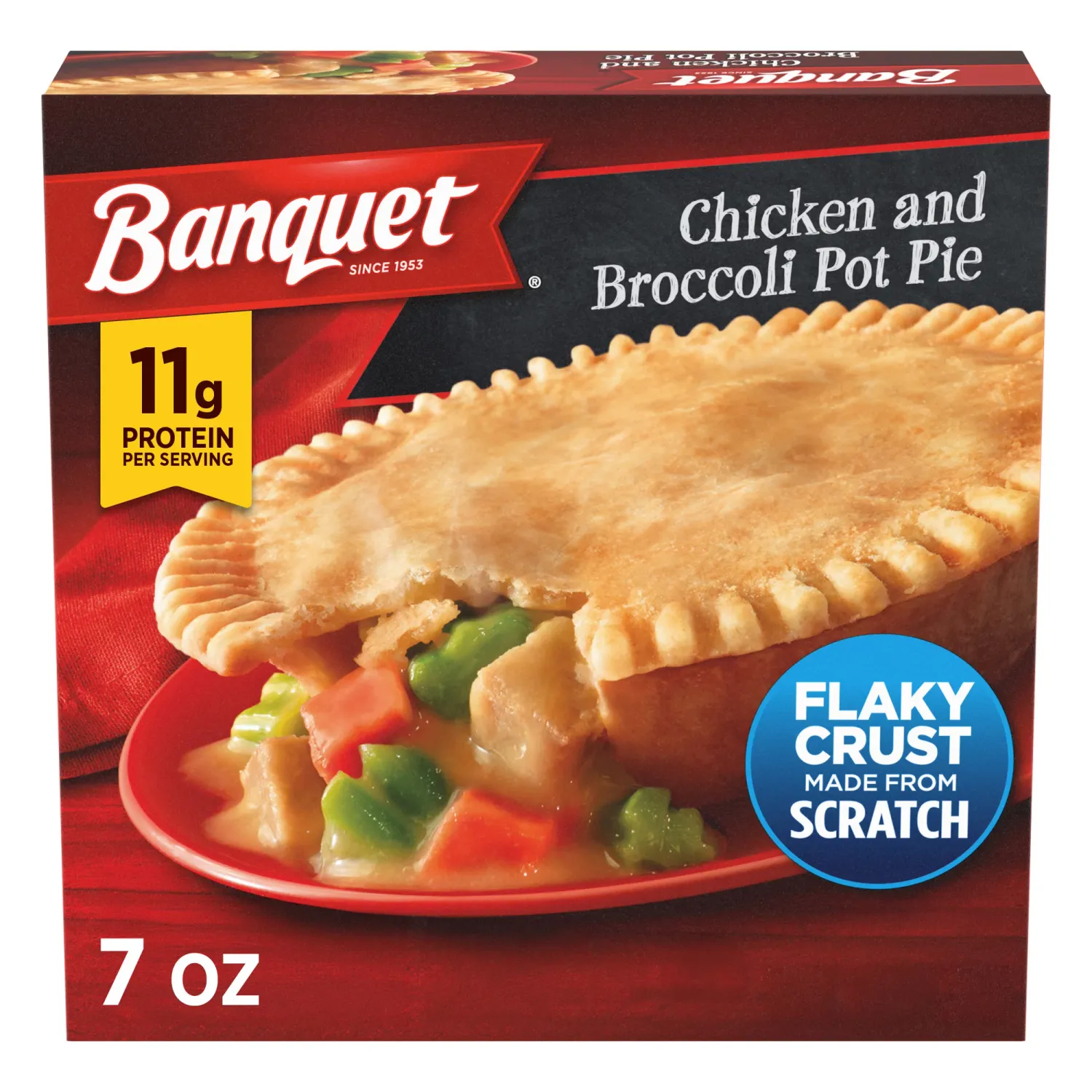 BANQUET CHICKEN &amp; BROCCOLI POT PIE 7 OZ