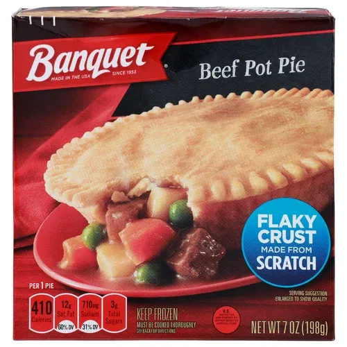 BANQUET BEEF POT PIE 7 OZ