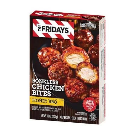 TGI FRIDAYS SNACK SIZE BONELESS CHICKEN BITES HONEY BBQ 10 OZ