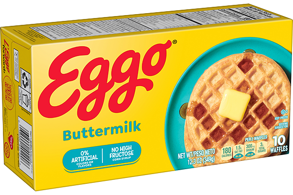 EGGO WAFFLE/ PANCAKE BUTTERMILK 12.3 OZ 10/PC