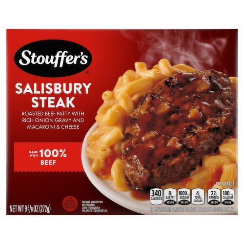 STOUFFER'S SALISBURY STEAK 9 5/8 OZ