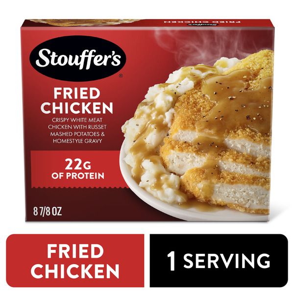 STOUFFER'S FRIED CHICKEN MASHED POTATOES &amp; GRAVY 8 7/8 OZ