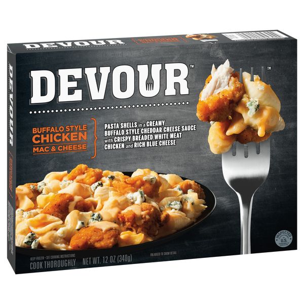 DEVOUR BUFFALO CHICKEN MAC &amp; CHEESE 12 OZ