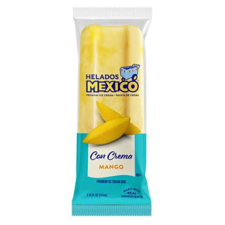 HELADOS MEXICO MANGO CREAM PALETAS 4 OZ 24/CT