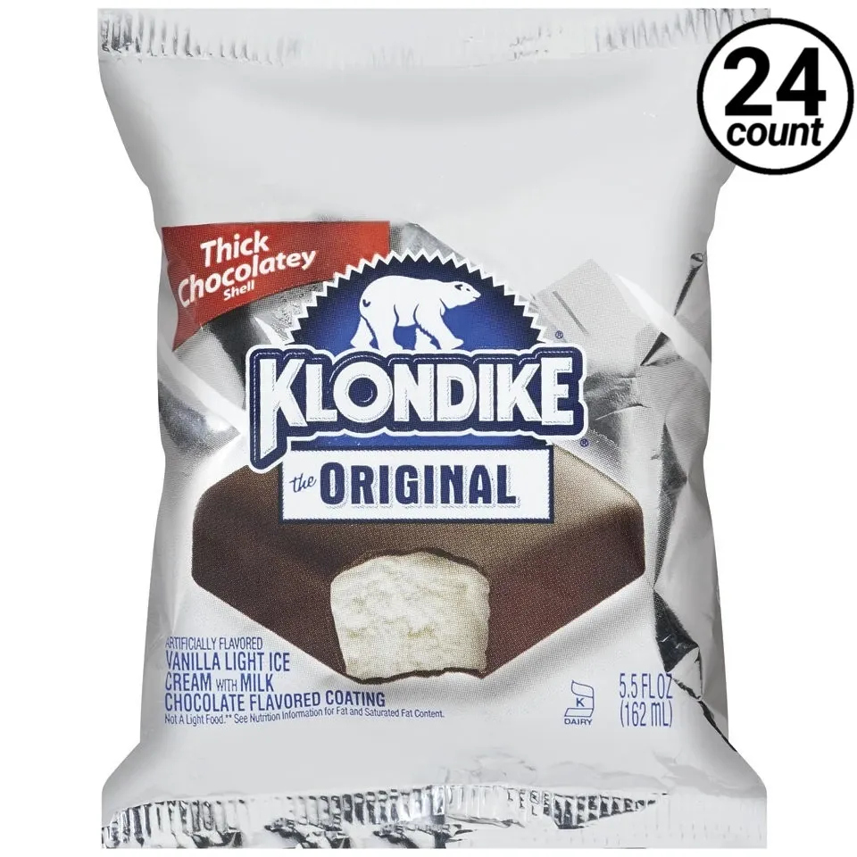 KLONDIKE GIANT ORIGINAL ICE CREAM BAR 24/CT