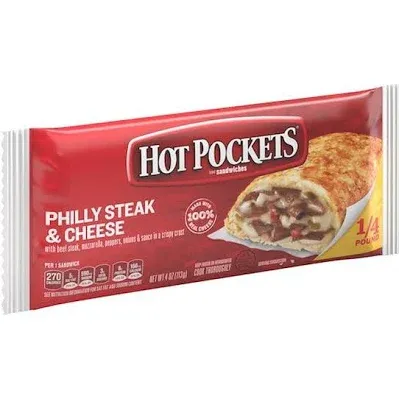 HOT POCKETS PHILLY STEAK &amp; CHEESE 5/CT