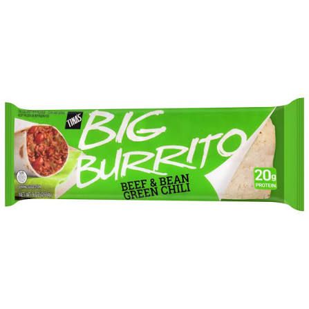 TINA'S BIG BURRITO BEEF &amp; BEAN GREEN CHILI 6/CT