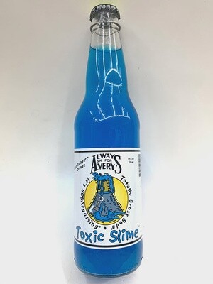 Avery&#39;s Soda, Flavor: Toxic Slime Blue Raspberry Orange