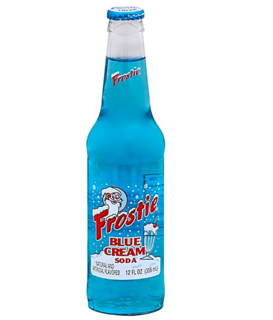 Frostie - Glass Bottle, Flavor: blue cream