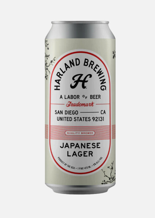 Harland Brewery 16oz, Flavor: Japanese Lager