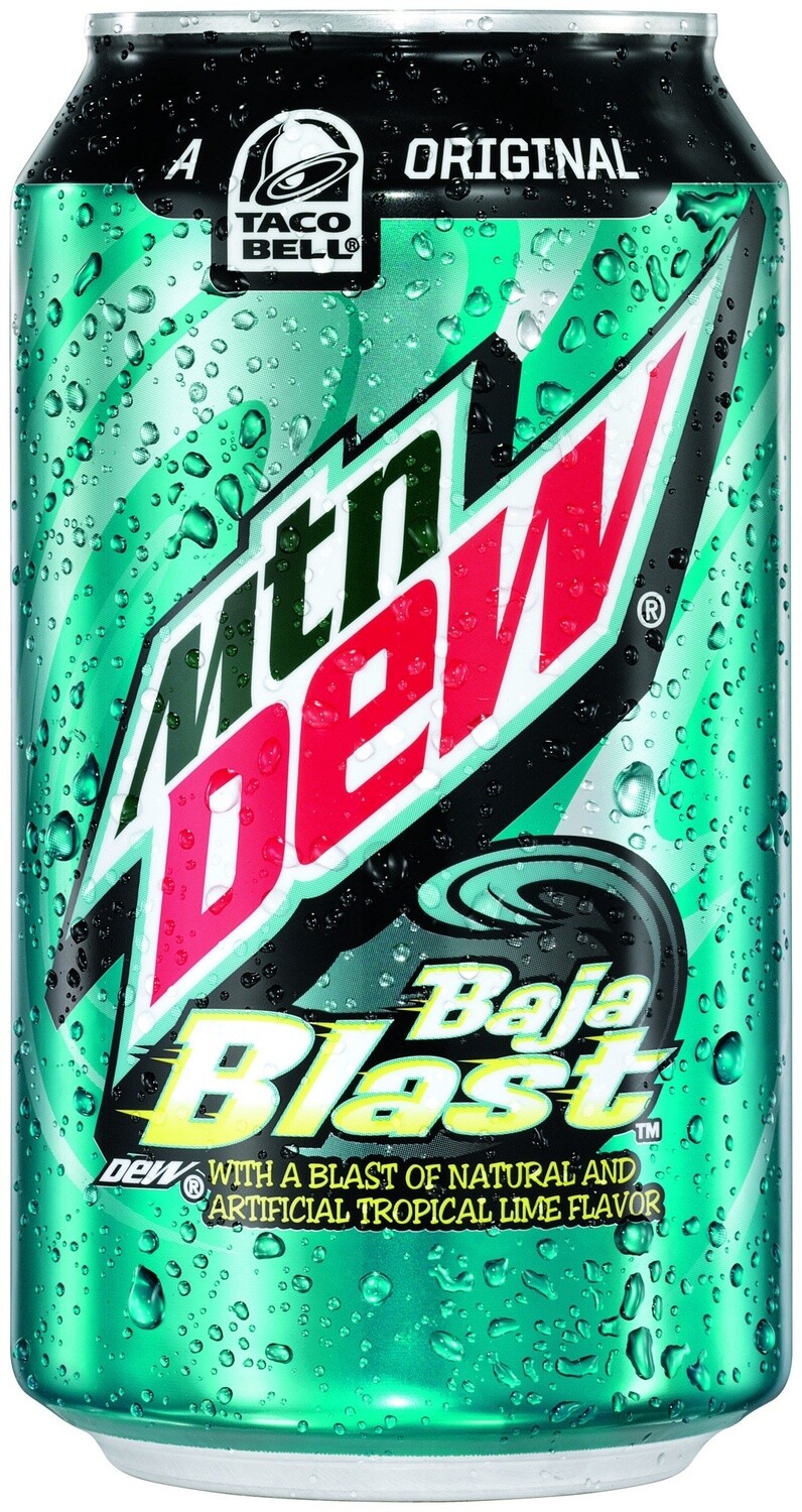 Mountain Dew - Can, Flavor: Baja Blast