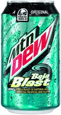 Mountain Dew - Can, Flavor: Baja Blast