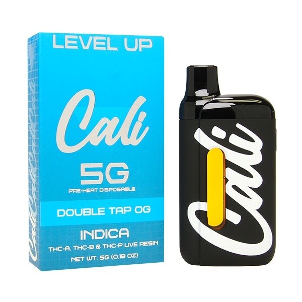 Cali Extrax Level Up THCA Disposable 5G, Flavor: Double Tap OG