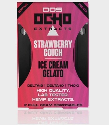 Ocho Extrax Disposable 2 Pack / Strawberry Cough &amp; Ice Cream Gelto