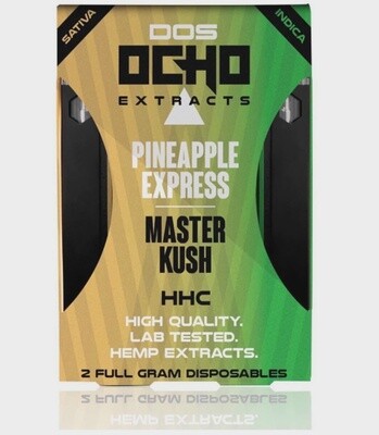 Ocho Extrax- HHC Disposable 2 Pack / Pineapple Express &amp; Master Kush