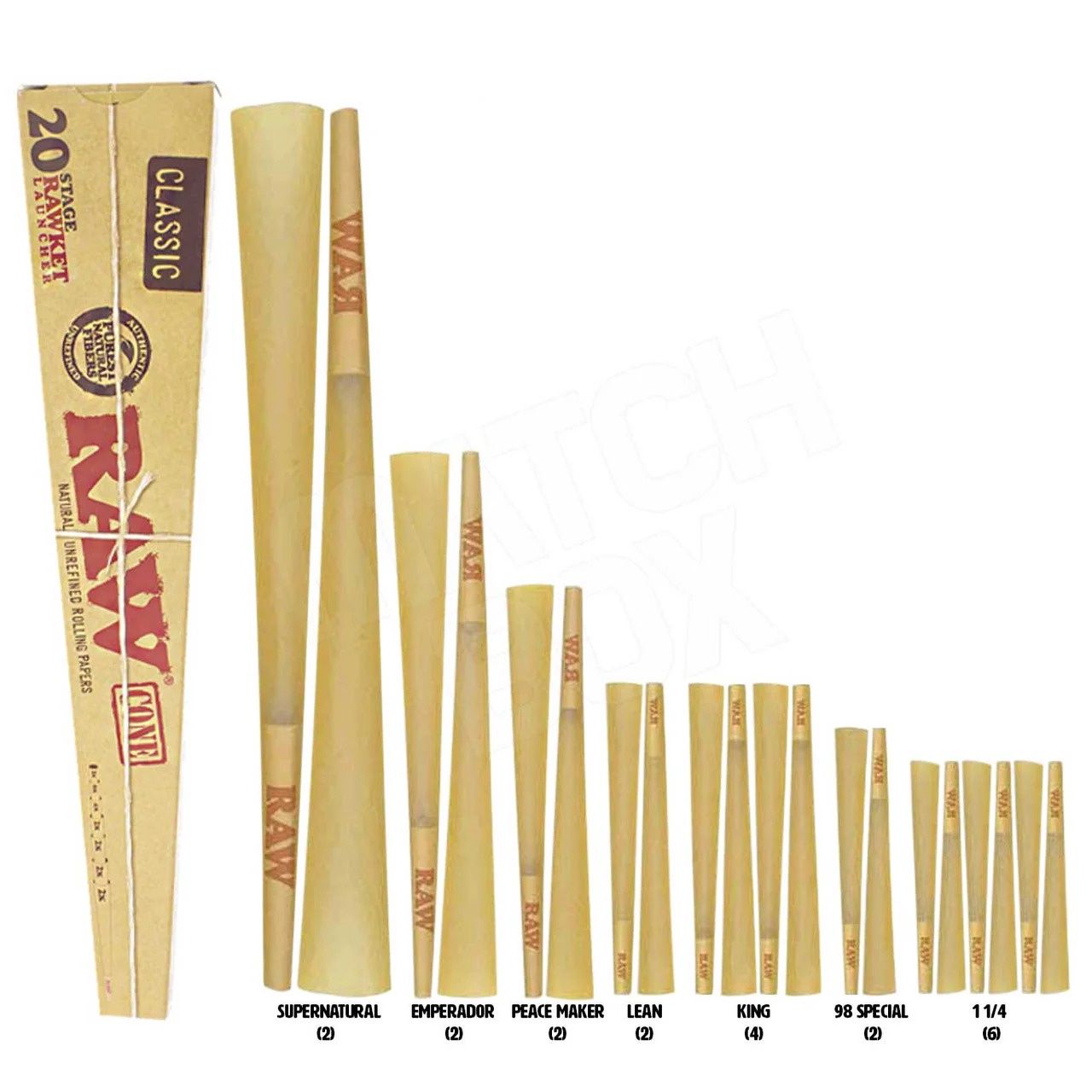 Raw 20 Stage RAWket Launcher Cones