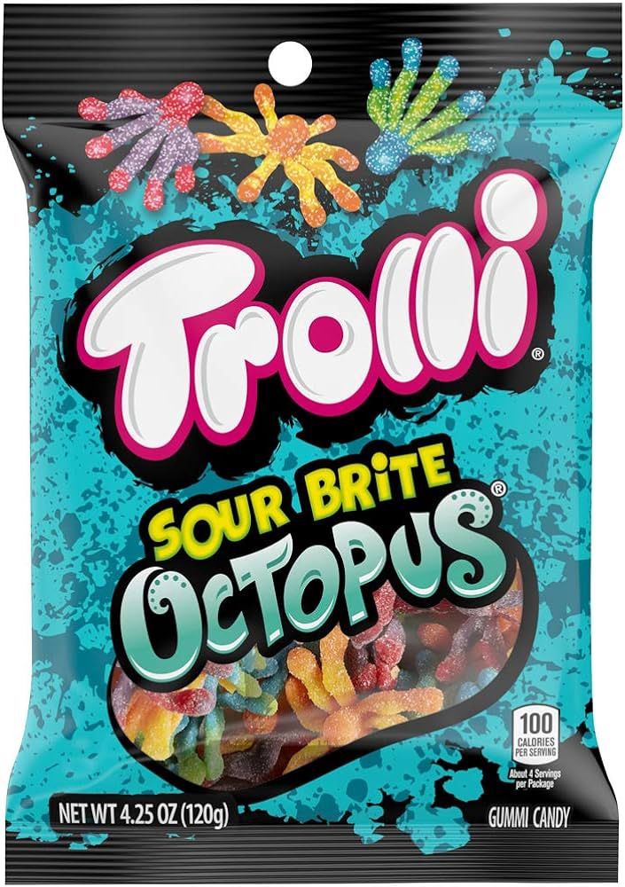 Trolli Candy, Flavor: Sour Brite Octopus