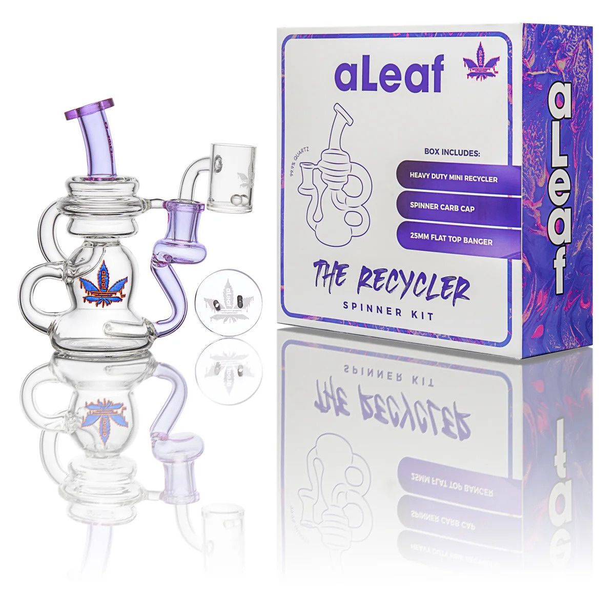 Aleaf The Recycler Kit, Colour: Purple