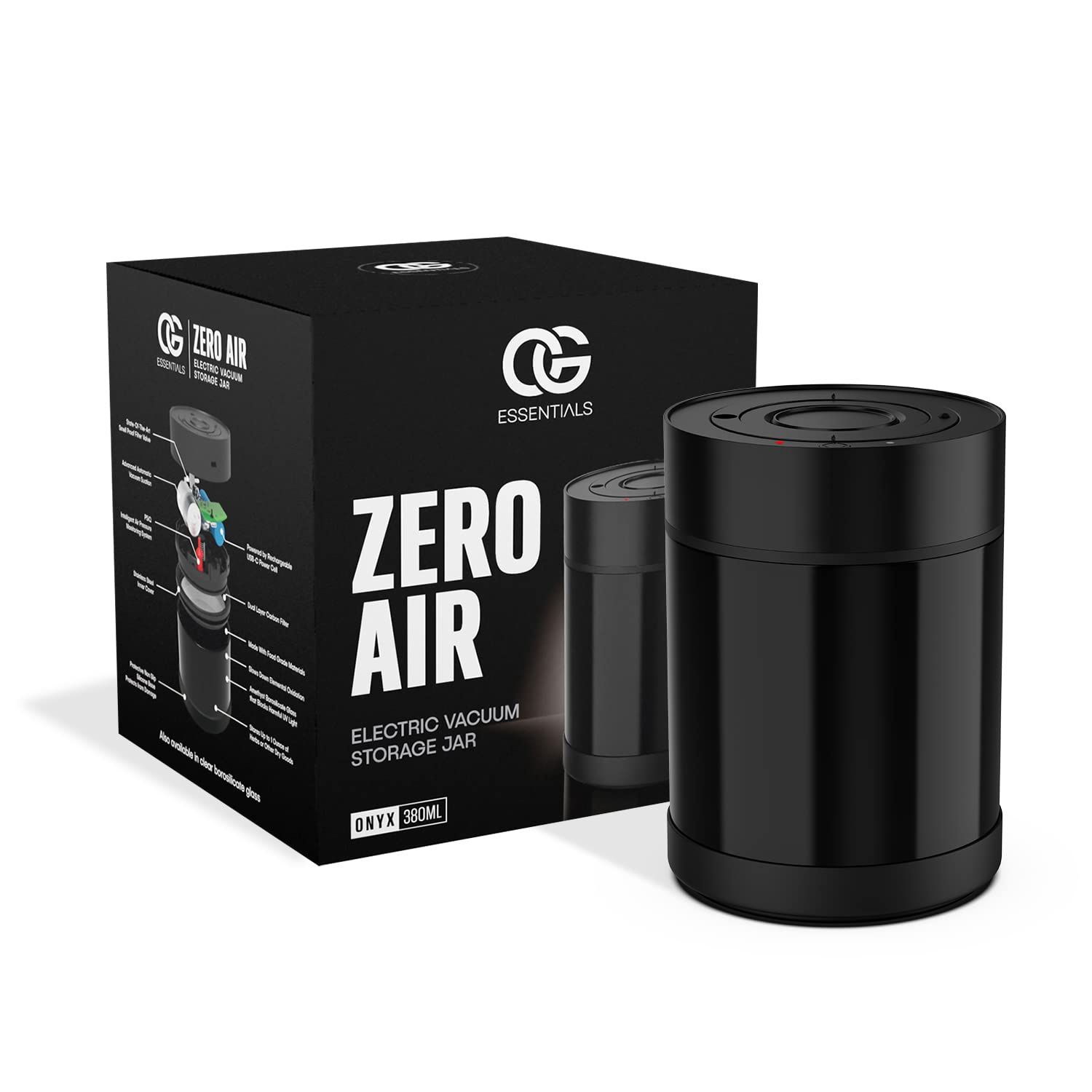 Zero Air Electric Vacuum Storage Jar