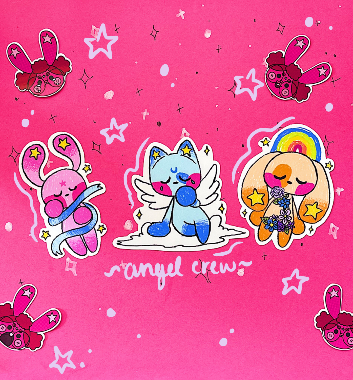Angel Crew Sticker Pack