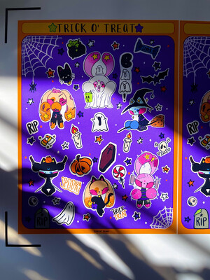 Trick O’ Treat Sticker Sheet
