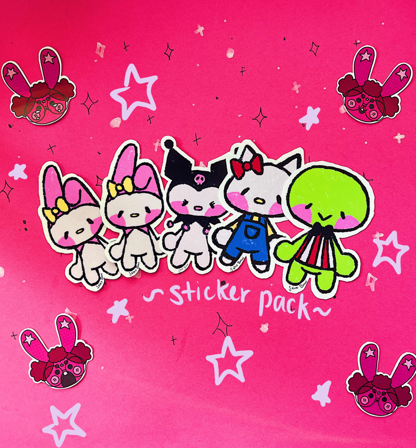 Starry Kidz Sticker Pack (5 Only)