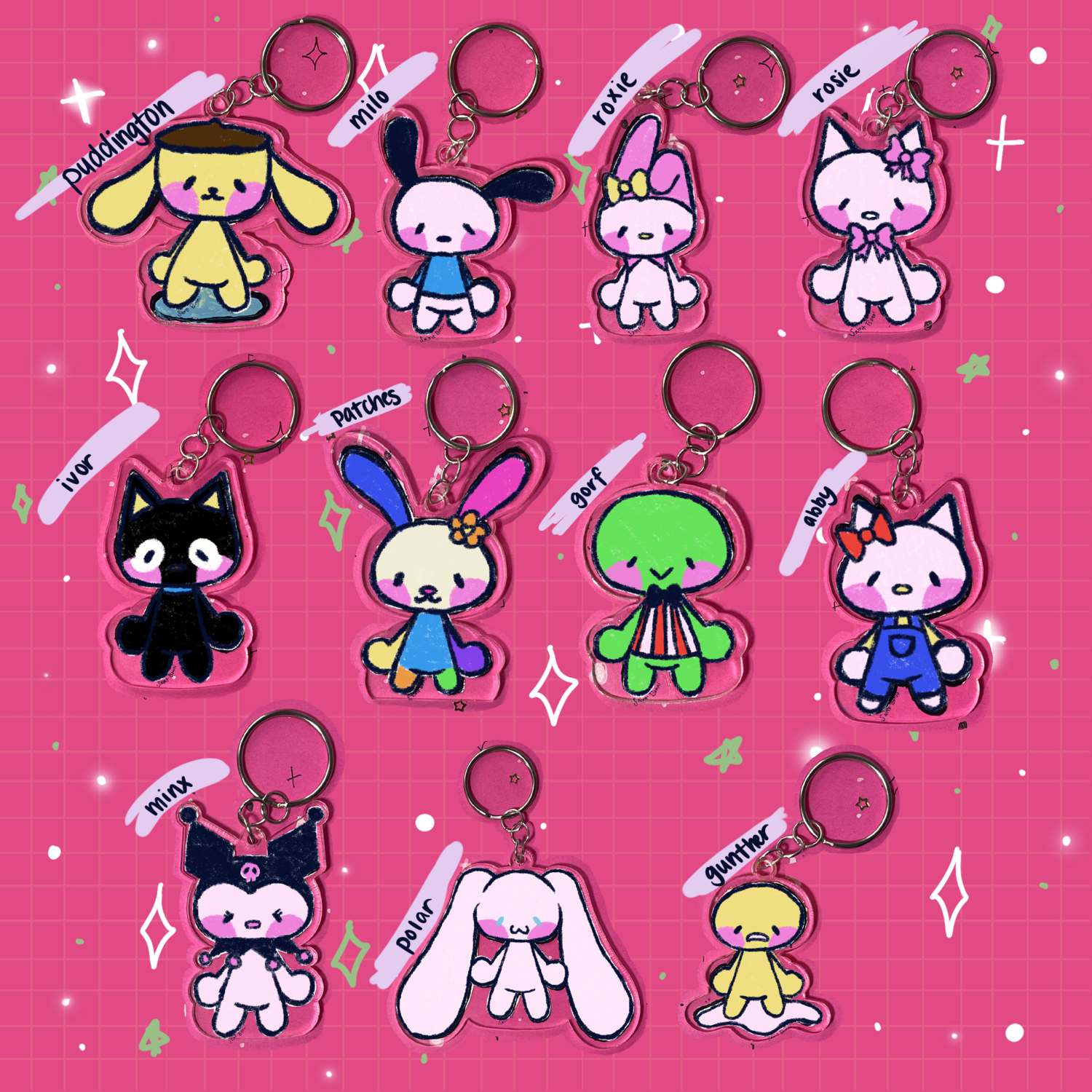 Starry Kidz Keychain