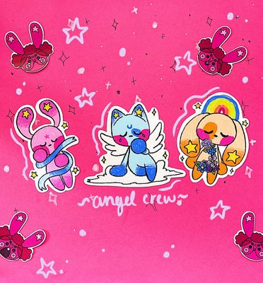 Angel Crew Sticker Pack