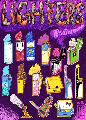 Lighter Sticker Sheets