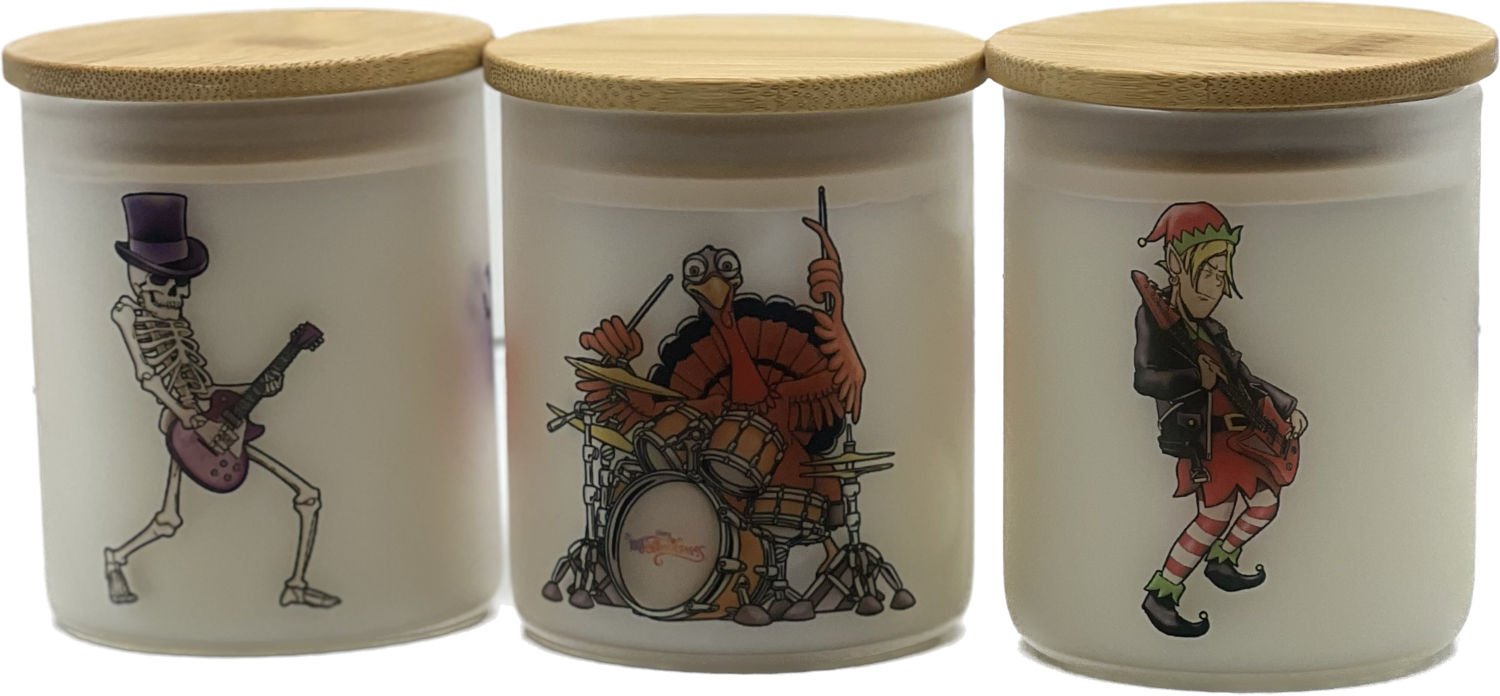 Set of 3 Hallothanksmas Hand-poured Soy Candles