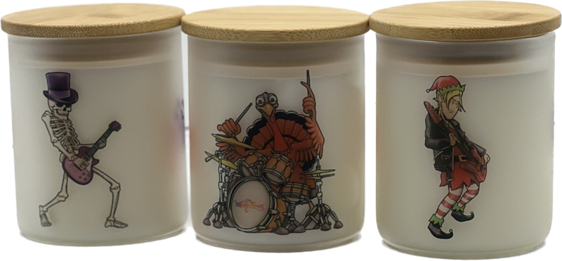 Set of 3 Hallothanksmas Hand-poured Soy Candles
