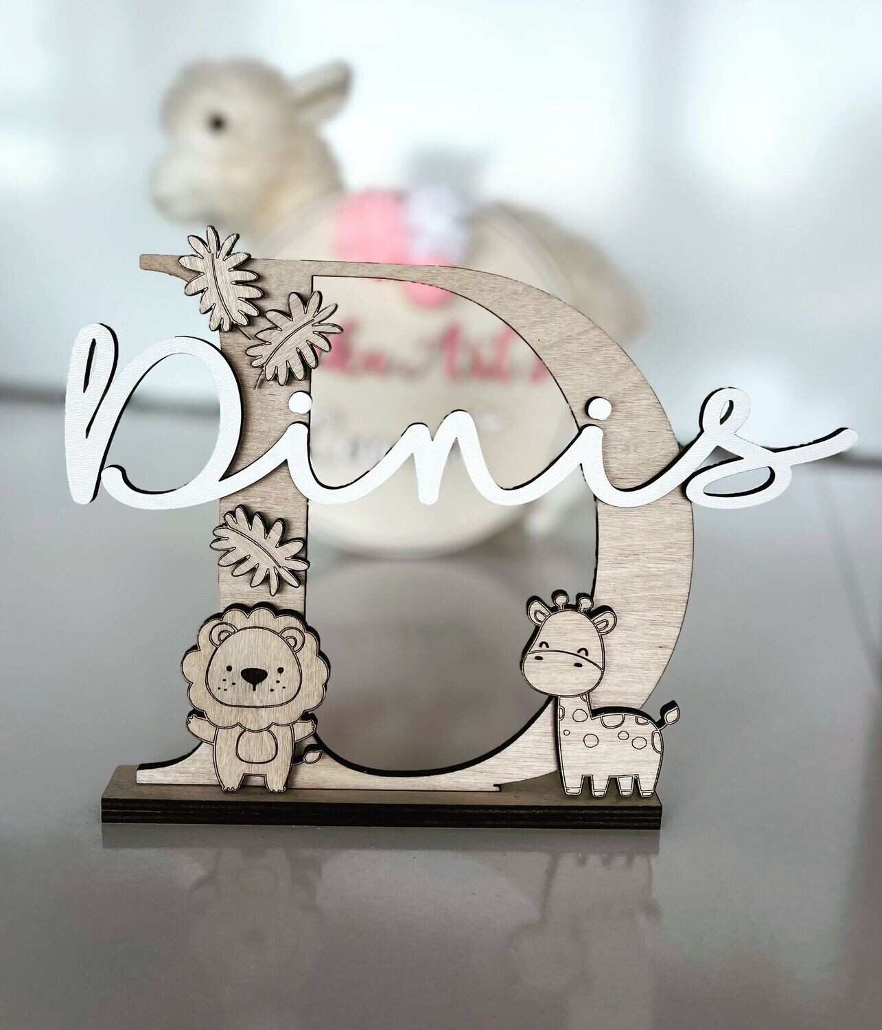 Souvenir Lettre avec Nom personalizer