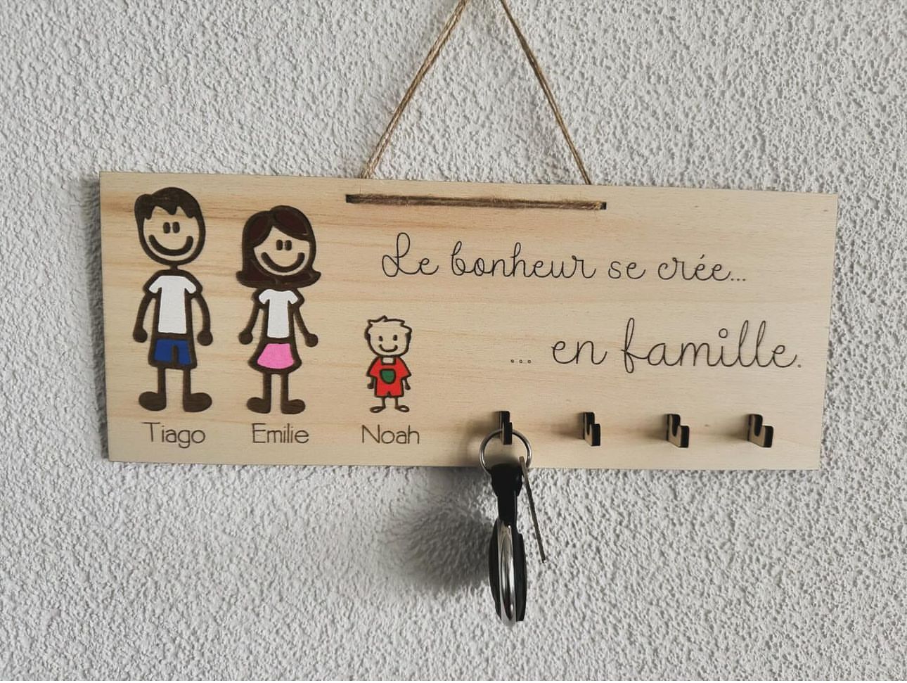 Porte-clés Familial