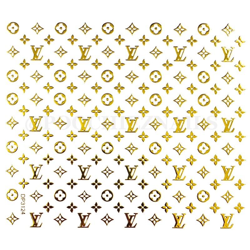 LV GOLD ( STICKERS) #124